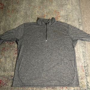Nike- Zip Dri-Fit Pullover, Size XXL, Color- Gray
